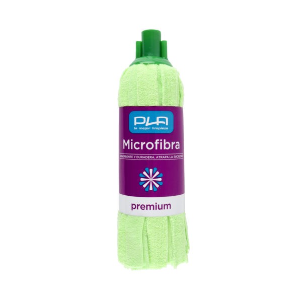 [P-00154] Fregona Tiras De Microfibra Premium Verde 160G