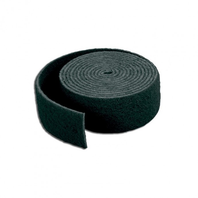 ESTROPAJO NEGRO EN ROLLO 6M