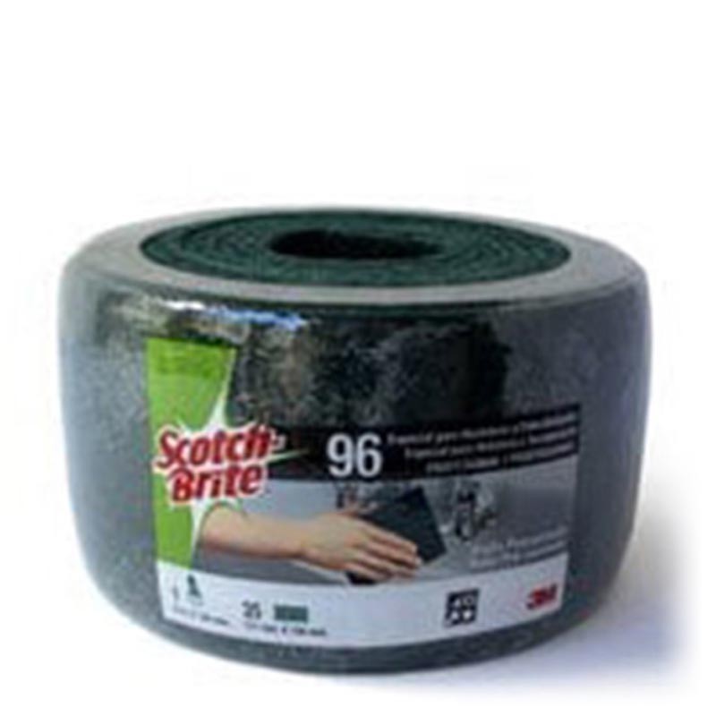 [7000097754] ROLLO FIBRA VERDE SCOTH BRITE PRECORTADO 134MM X 6M