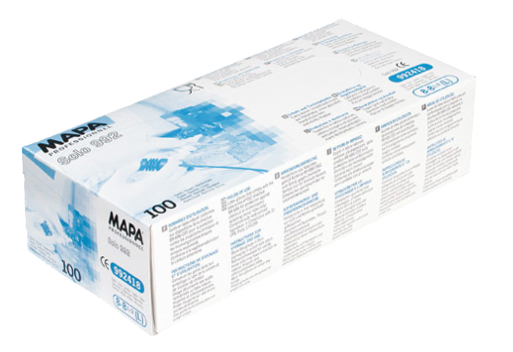 [MSP00992416] GUANTES DE LÁTEX CON POLVO SOLO 992 T-6 - 6 1/2