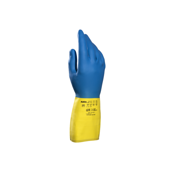 GUANTES ALTO 405 PROTECCIÓN QUÍMICA LIGERA T 8 - 8 1/2