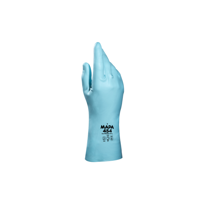 [MSP00454317] GUANTES ULTRANITRIL HIPOALERGÉNICO 454 PROTECCIÓN QUÍMICA T/7-71/2