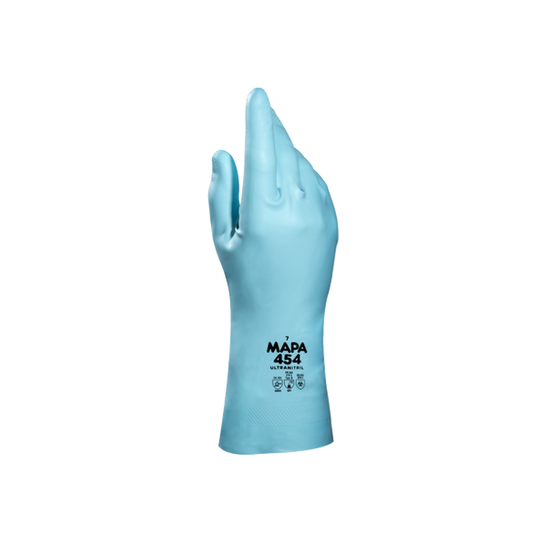 [MSP00454318] Guantes Ultranitril Hipoalergénico 454 Protección Química T/8-81/2