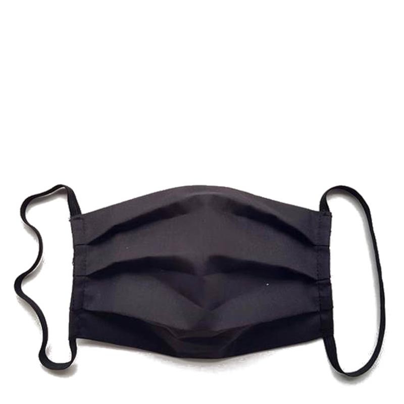 Mascarilla Negra Reutilizable Hidro Block Doble Capa , Pinza Nasal