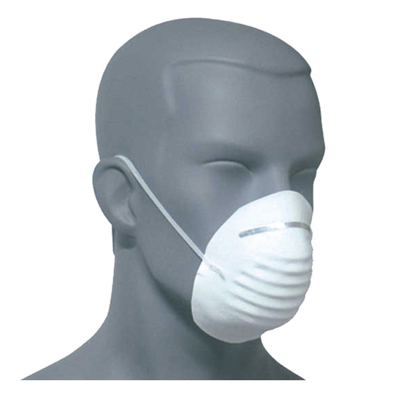 Mascarilla Cóncava Blanca Anti Polvo