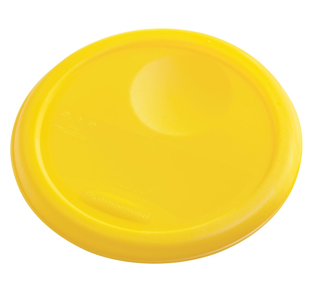 [FG572200YEL] TAPA AMARILLA PARA RECIPIENTE REDONDO DE 3,8L