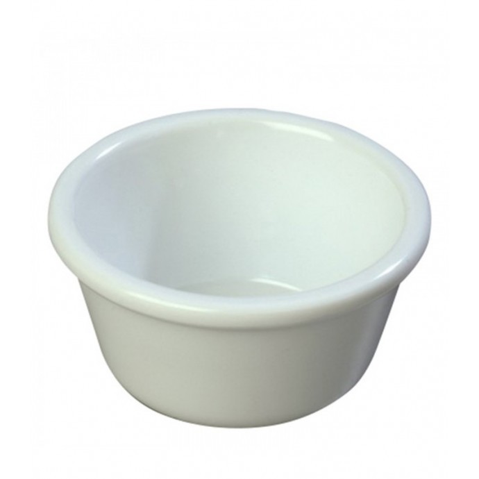 [S27502] Ramequín  Redondo Liso Blanco 45 Ml