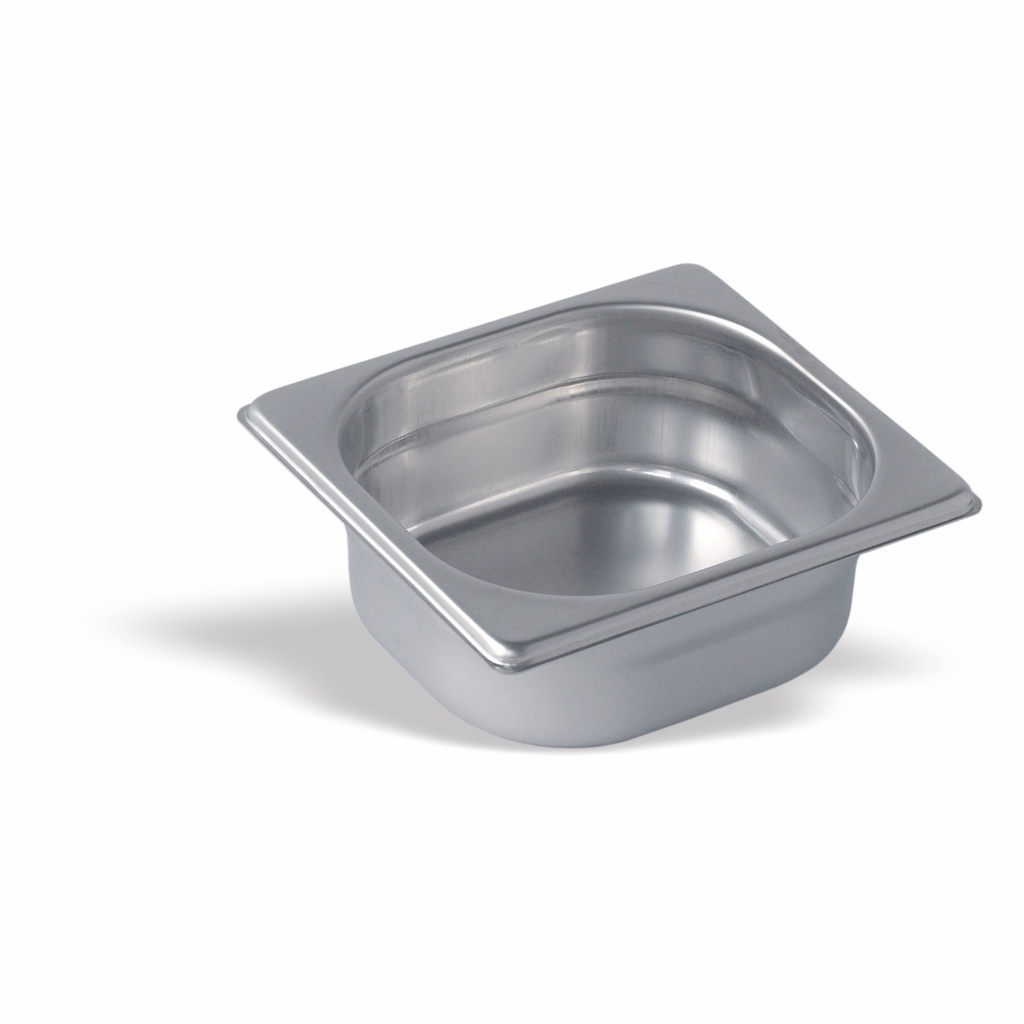CUBETA INOX GASTRONORM 1/6 DE 200 MM
