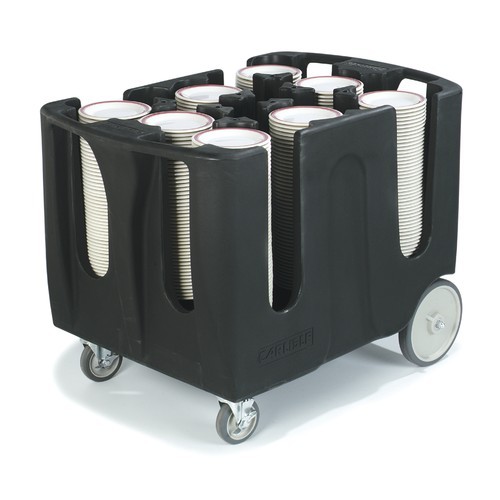 Carro Ajustable Para Platos Con 6 Divisores