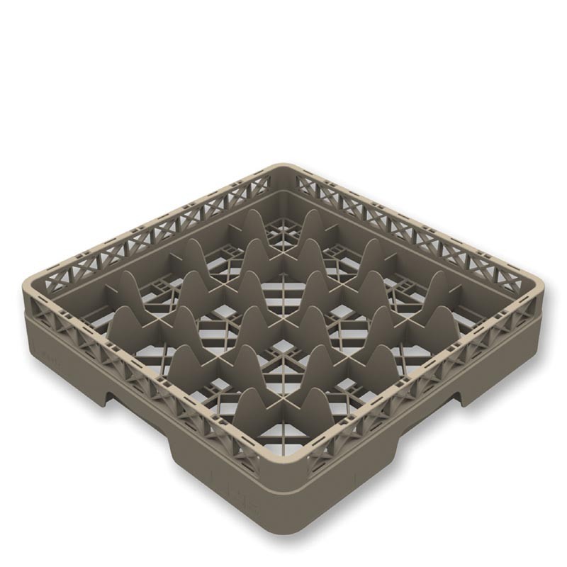 [PU5160] CESTA FLAP RACK BASE ABIERTA DE 16 COMPARTIMENTOS