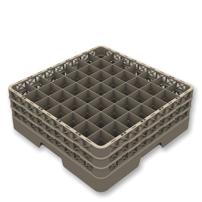 [PU5490E2] CESTA FLAP RACK ABIERTA DE 49 COMPARTIMENTOS + 2 EXTENSIONES