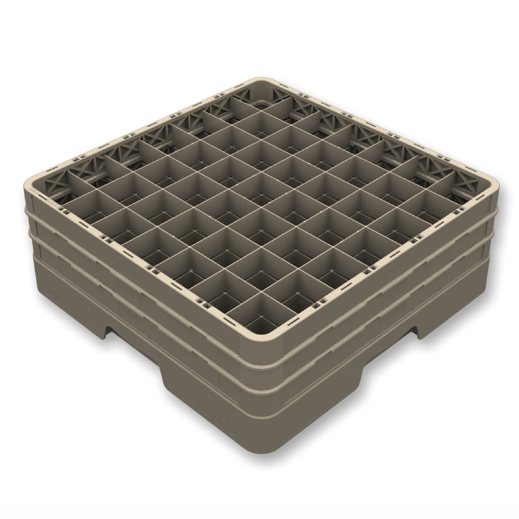 [PU5490E3F1] Cesta Flap Rack Abierta De 49 Compartimentos + 3 Extensiones