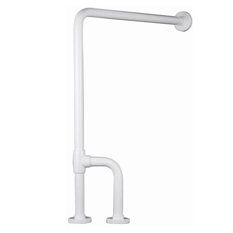 [400.030.02] ASIDERO PARED/SUELO 3 ANCLAJES 70 CM BLANCO