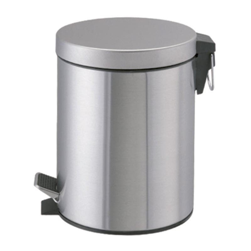 PAPELERA INOX CON PEDAL 3L