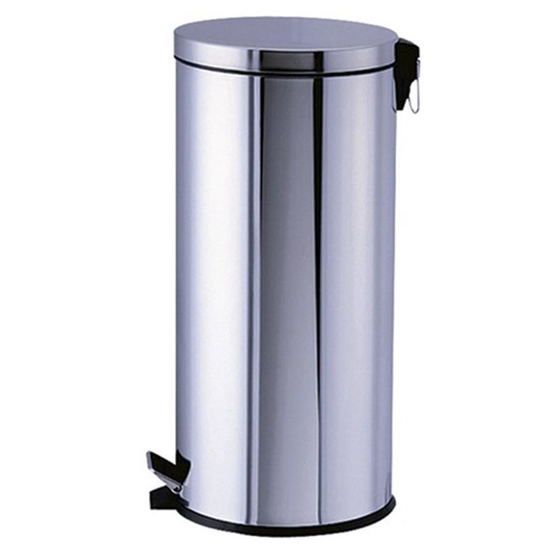 PAPELERA INOX CON PEDAL 30L