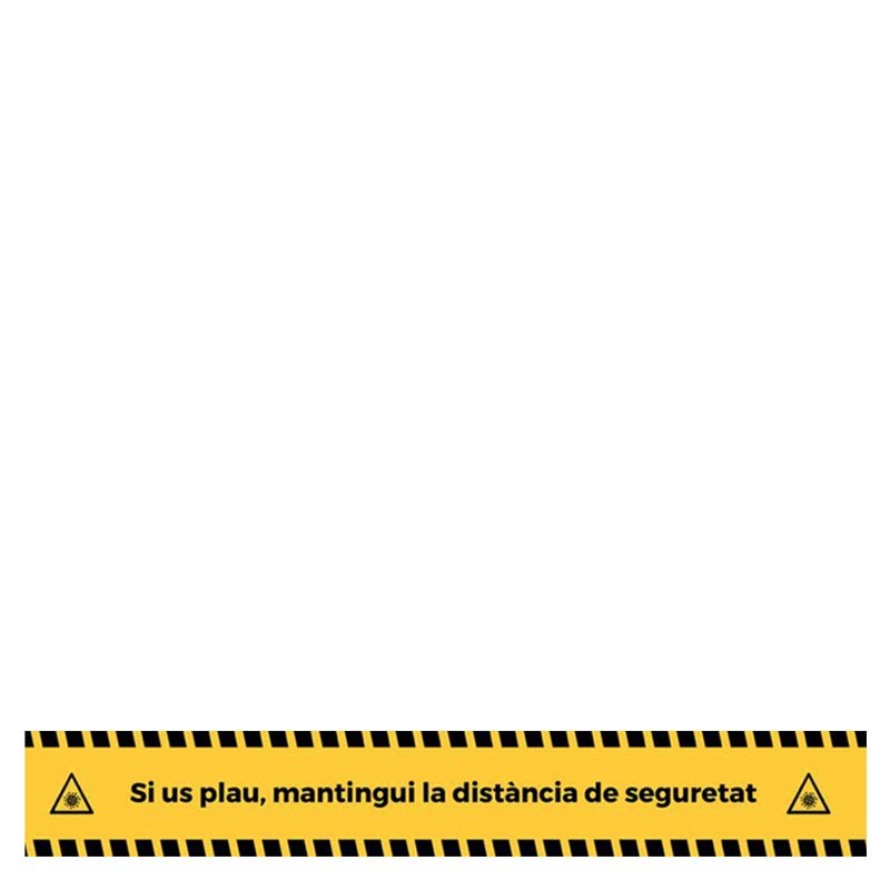 [304222] Adhesivo Distancia Seguridad Català