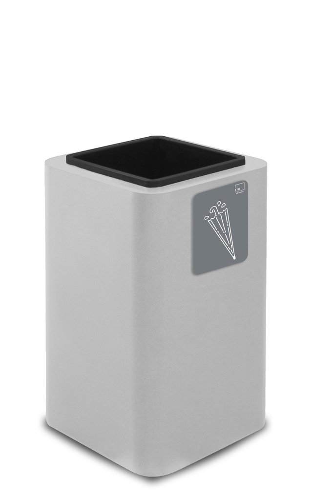 [PU90F-B06] Paragüero Pure Con Recipiente Interior Acero Pintado Blanco