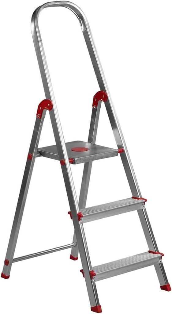 ESCALERA ALUMINIO ROSLER UNICA 3 PELDAÑOS