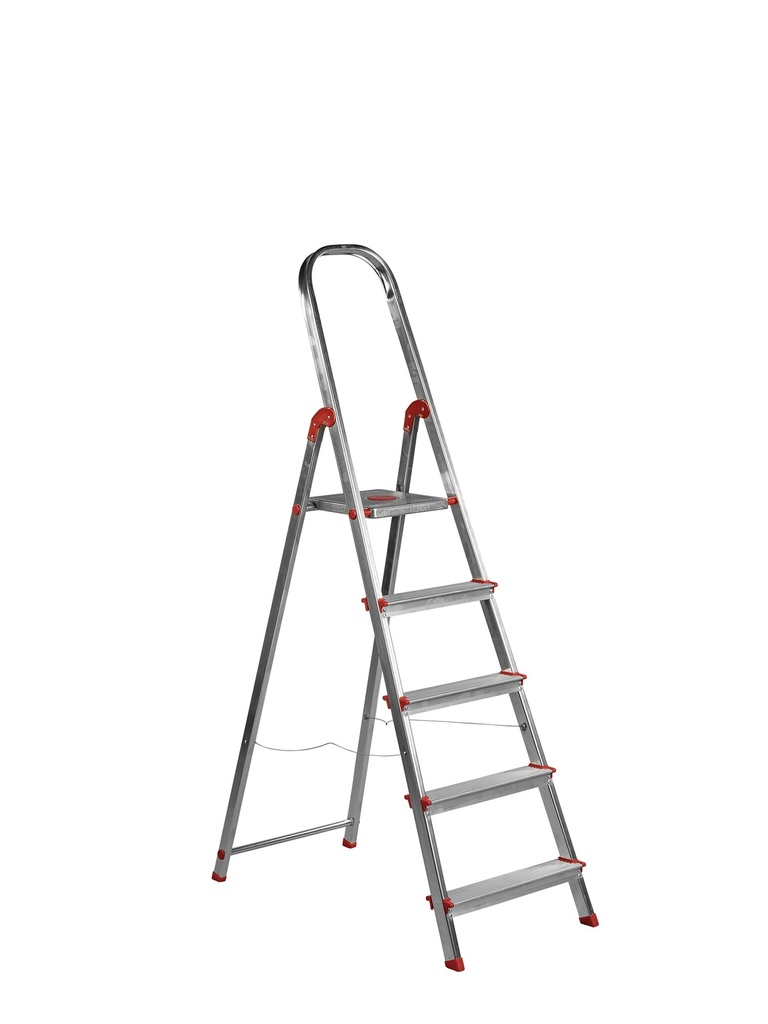ESCALERA ALUMINIO ROSLER UNICA 5 PELDAÑOS