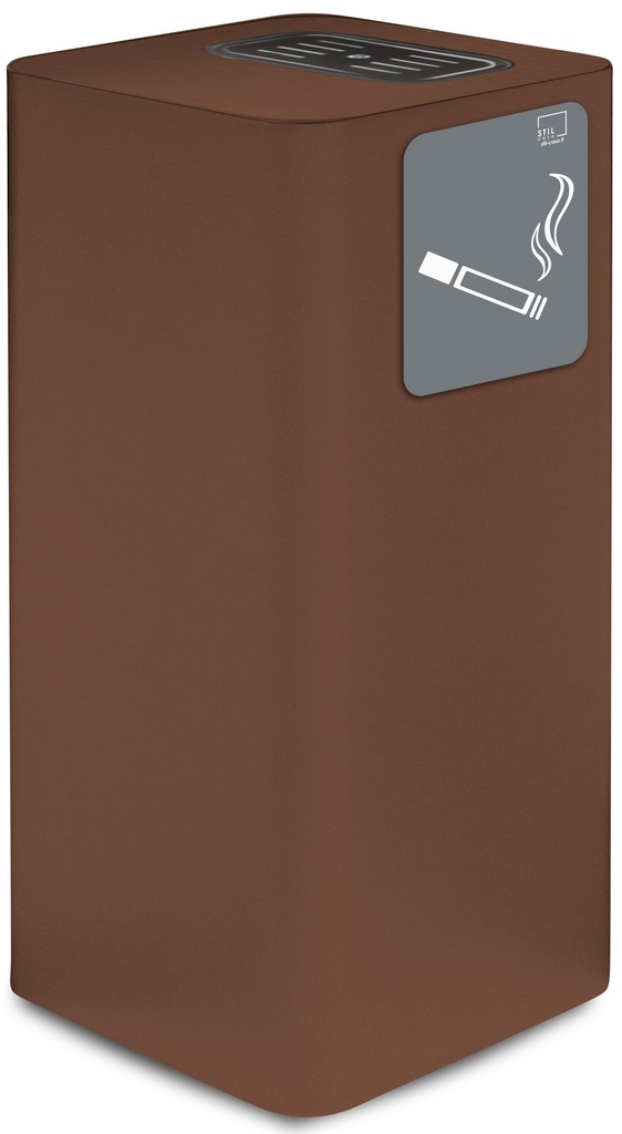[PU50F-C07] CENICERO PURE ACERO PINTADO CORTEN