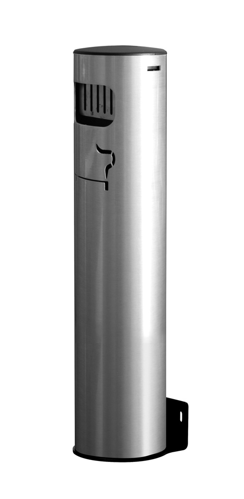 [700AS] Cenicero Exterior Mural Modula Acero Inox Satinado