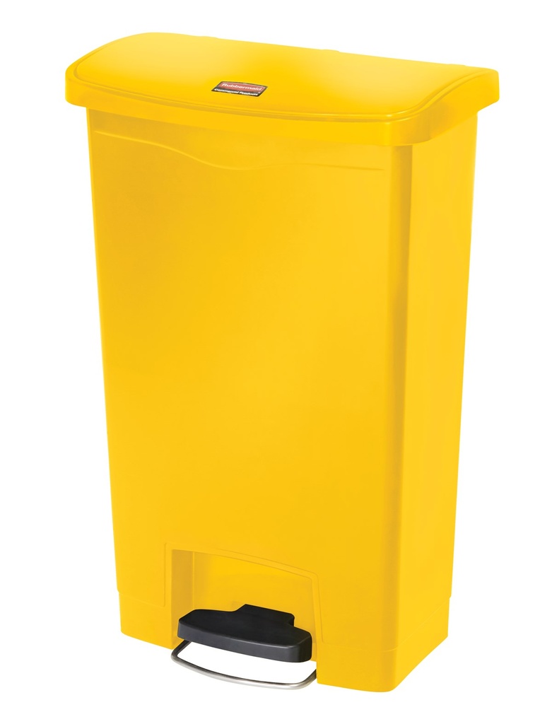 [1883575] Cubo Slim JIM® de Pedal Frontal 50 L de Resina Amarillo