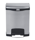 CUBO DE METAL CON PEDAL FRONTAL 30 L