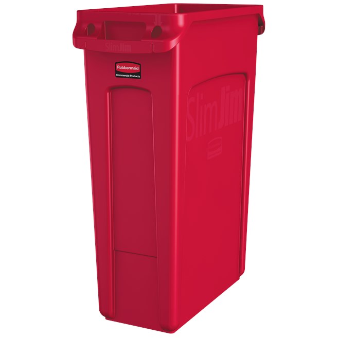 [1956189] Contenedor Slim JIM® con Ventilación 87 L Rojo