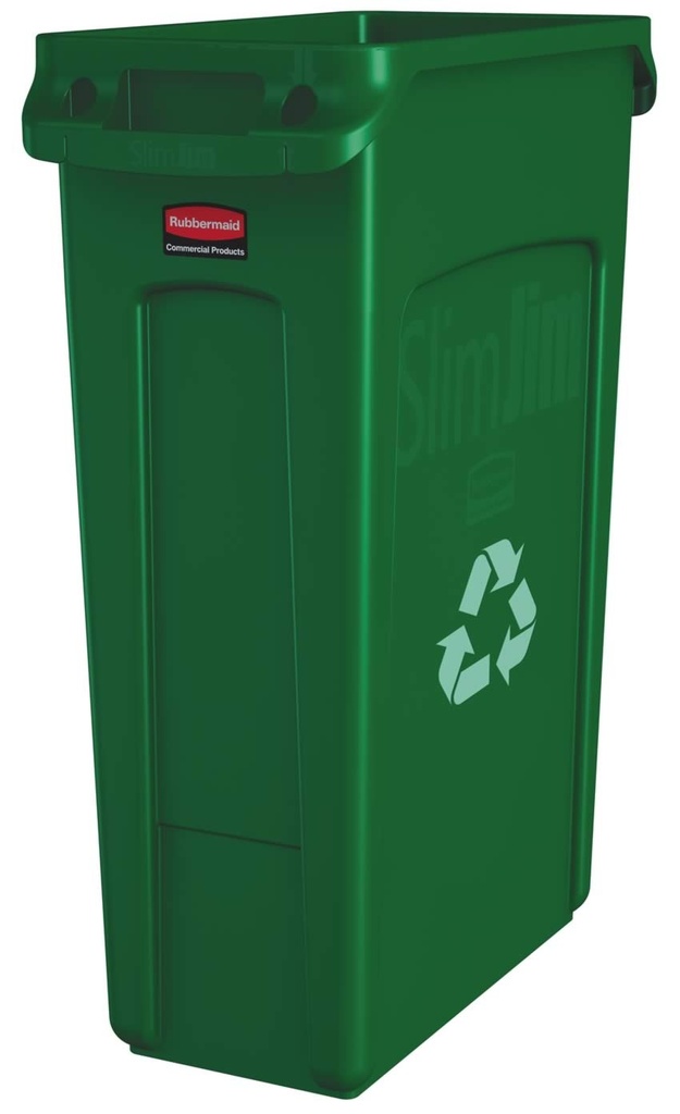 [FG354007GN] CONTENEDOR SLIM JIM 87L CON CANALES DE VENTILACIÓN