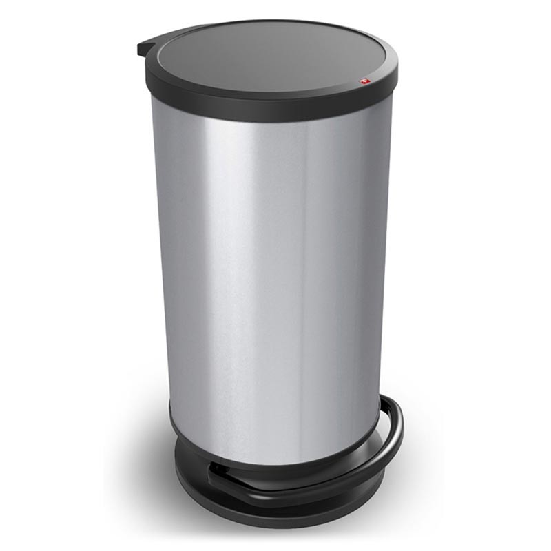 Papelera Paso Redonda Pedal 30 L