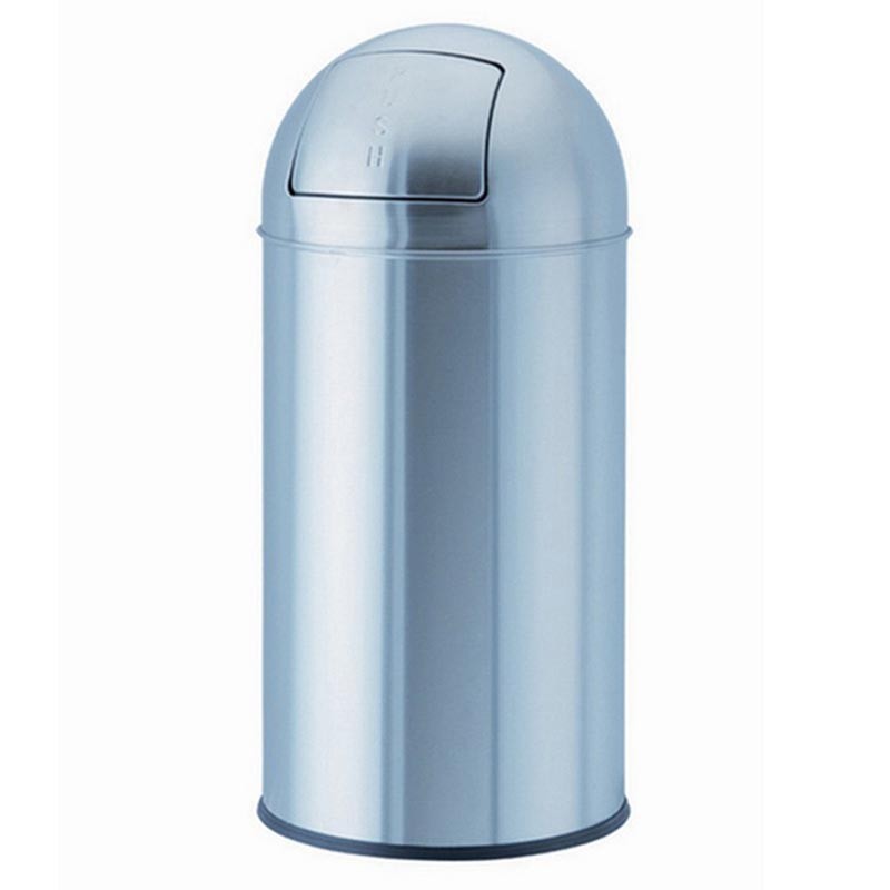 [202.001.44] Papelera Bullet Push Inox 22 L