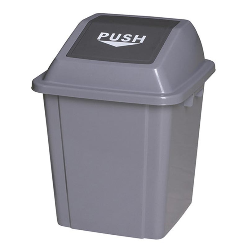 [203004GY] PAPELERA SWING CLASSIC 25L GRIS