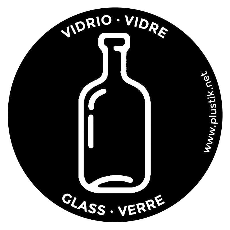 ADHESIVO RECICLAJE VIDRIO