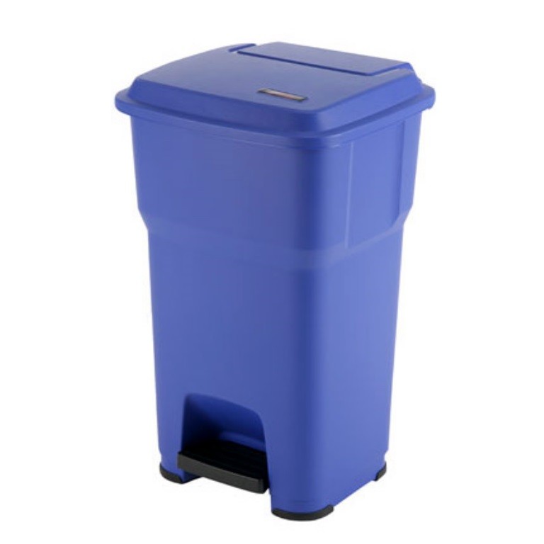 [5230646646] Papelera Hera 60 L Con Pedal Azul
