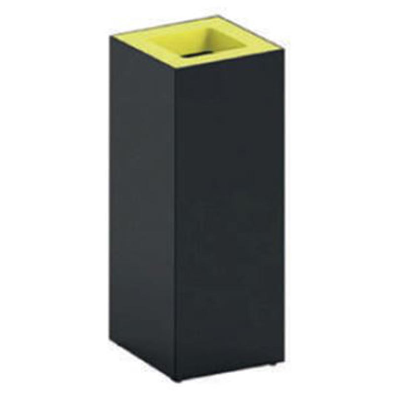 [204508YW] PAPELERA METÁLICA CUBIC PARA RECICLAJE 40 L