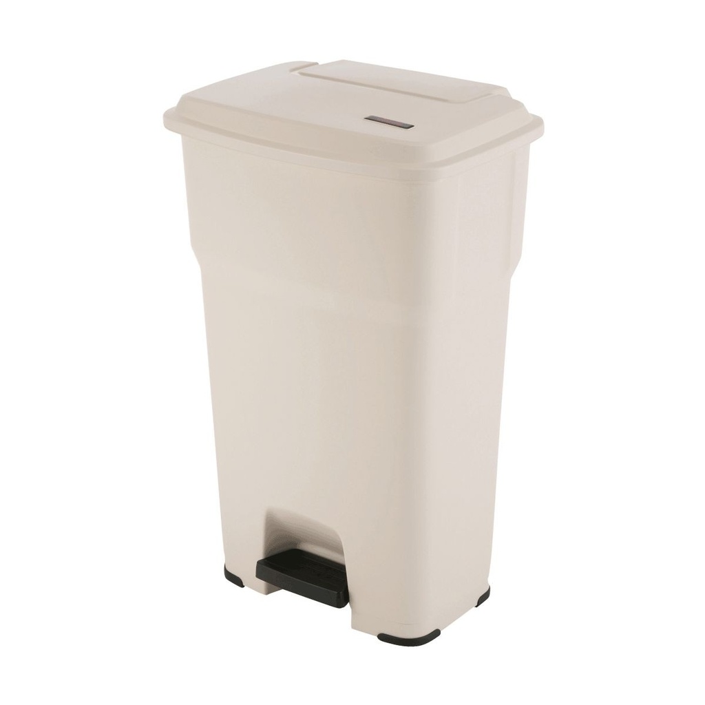 [5260185185] Papelera Hera 85 L Con Pedal Beige