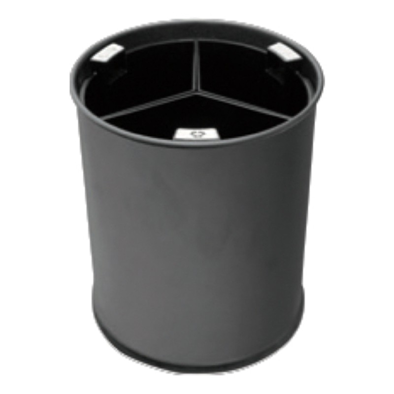 Papelera Reciclaje 13L Negra