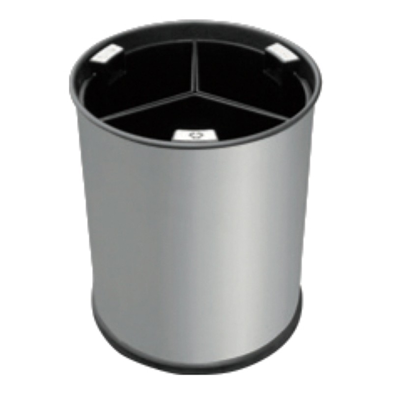 [WB-1252-SSSTL] Papelera De Reciclaje De 13 L. Acero Inox