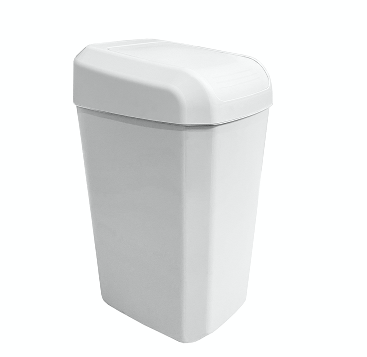 [24650] Papelera Troya Con Tapa Basculante De 30 L