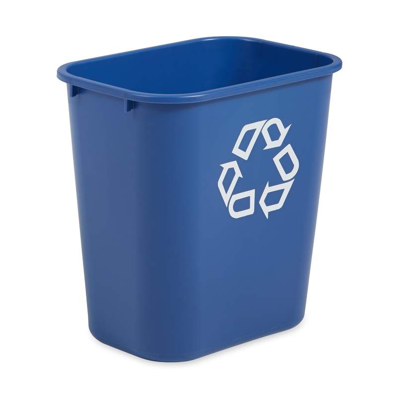[FG295673BL] Papelera Rectangular De 26 L Azul
