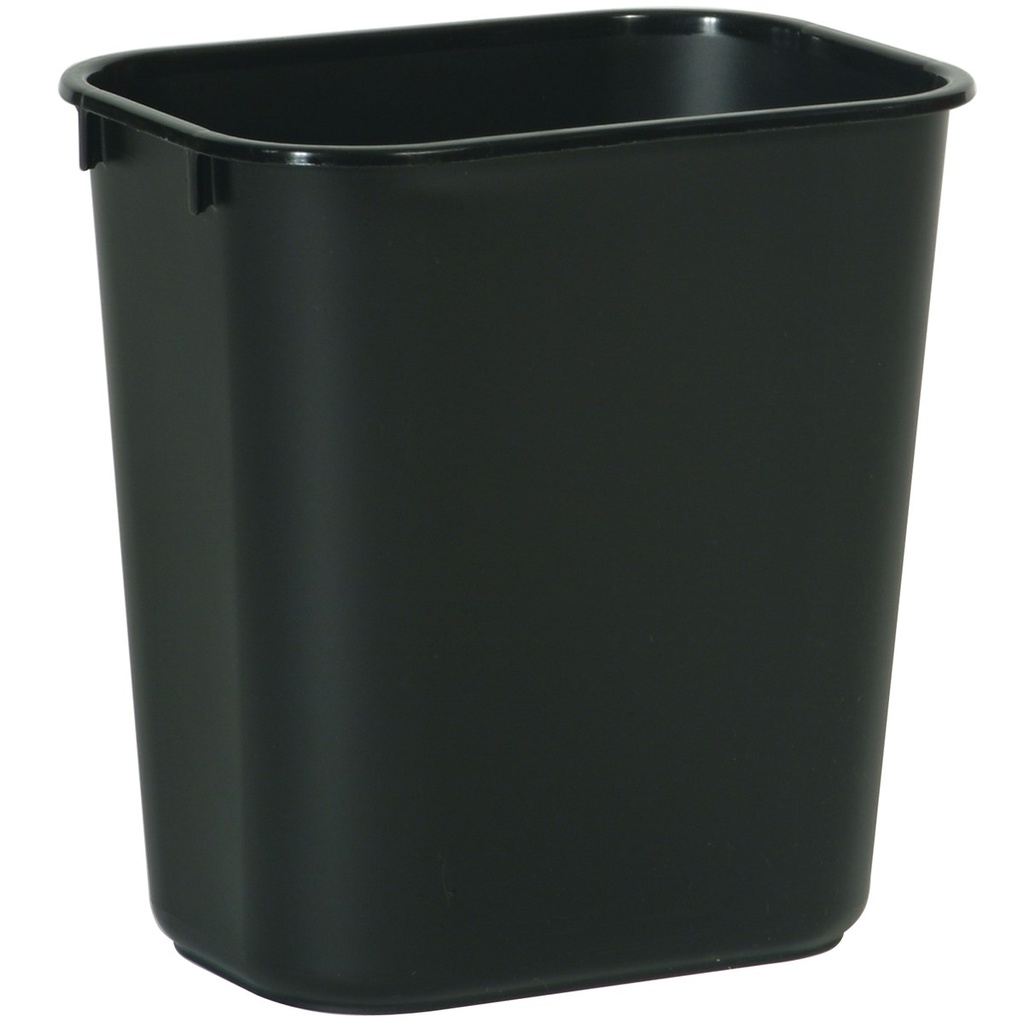 PAPELERA RECTANGULAR 13L NEGRA