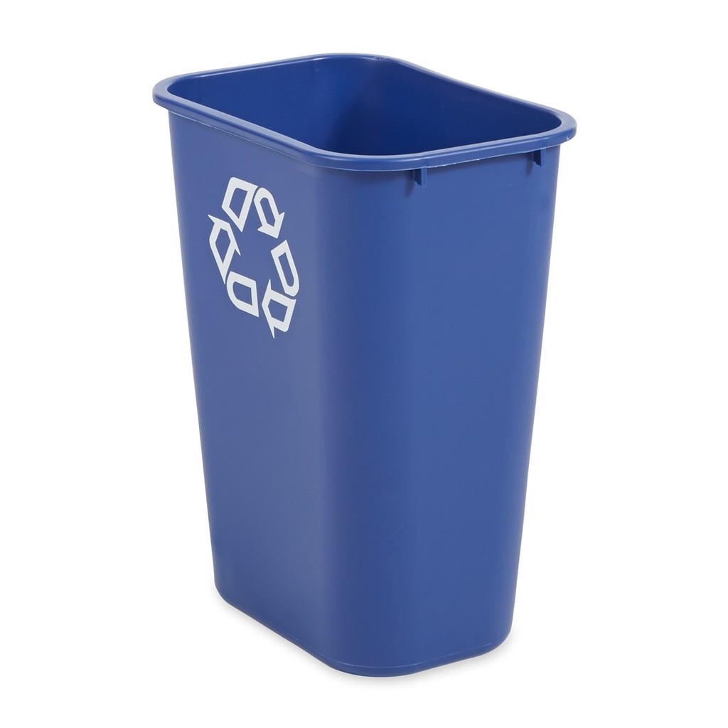 PAPELERA RECTANGULAR 39 L AZUL