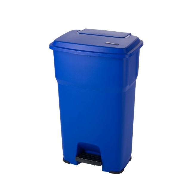 [4526006646] PAPELERA HERA 85 L CON PEDAL AZUL