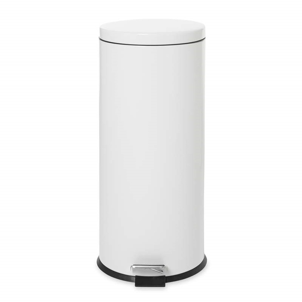 [FGMST7EGLWH] Cubo de Pedal Pequeño (con Revestimiento Galvanizado) 30,3 L
