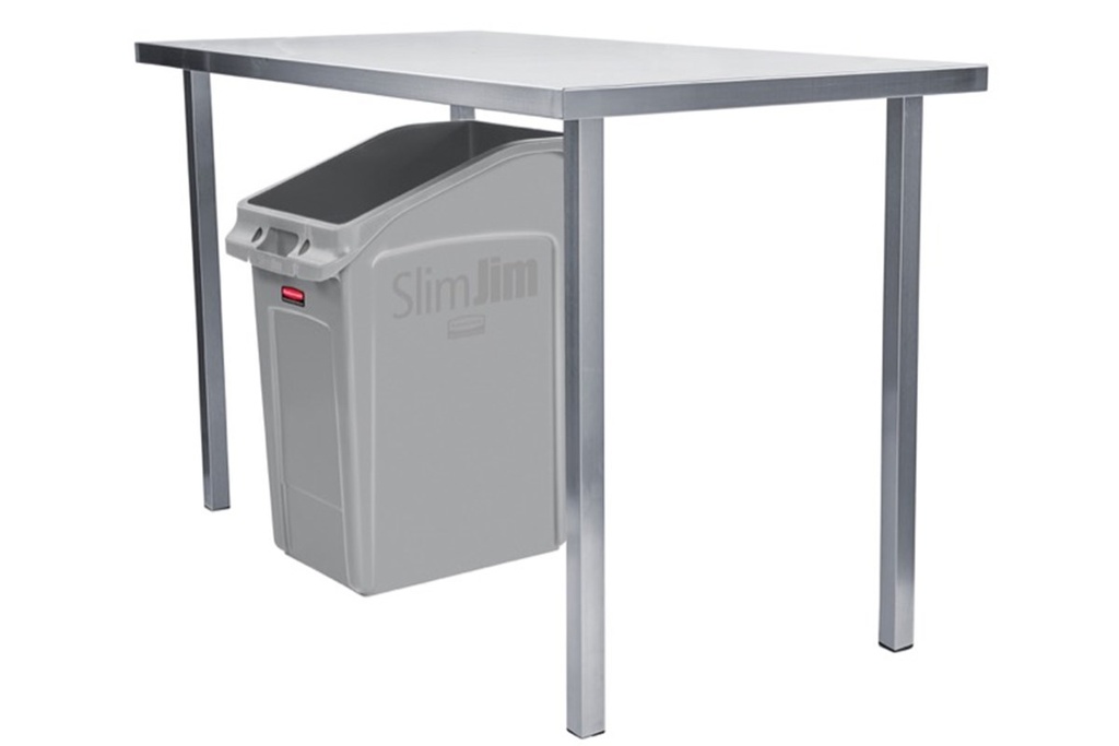 [2026721] CONTENEDOR SLIM JIM BAJO MOSTRADOR 87 L GRIS