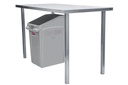 Contenedor Slim JIM® para Debajo del Mostrador 87 L Gris