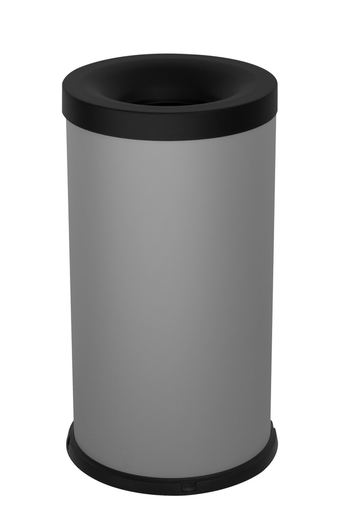 Papelera Ignífuga Standard 40 L Acero Pintado Gris