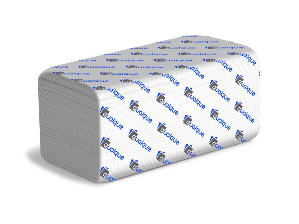 [18026200] TOALLA SECA MANOS PLEGADO EN W 2 CAPAS MICRO-GOFRADA
