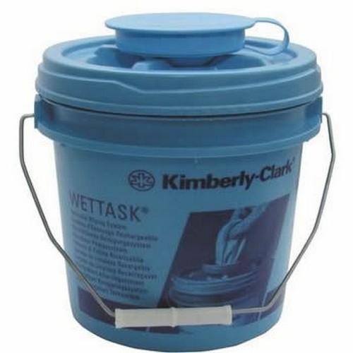 Paños Wettask Dispensador Cubo Azul