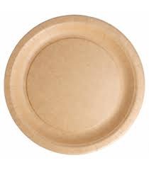 PLATO CARTÓN KRAFT 18 CM